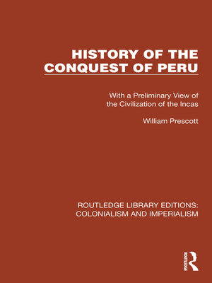 cover image of History of the Conquest of Peru
